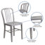 Commercial Grade Metal Indoor-Outdoor Bistro Chair-237957430