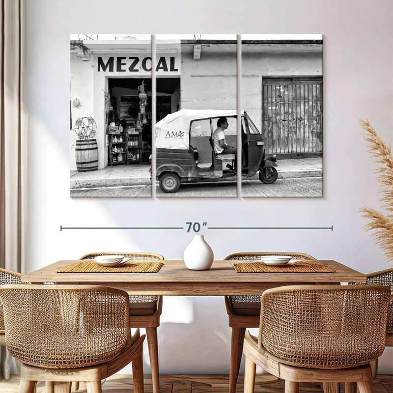 Collection Mehar Viva Mexico BW - Mezcal Tuk Tuk, H 24 po x l 38 po