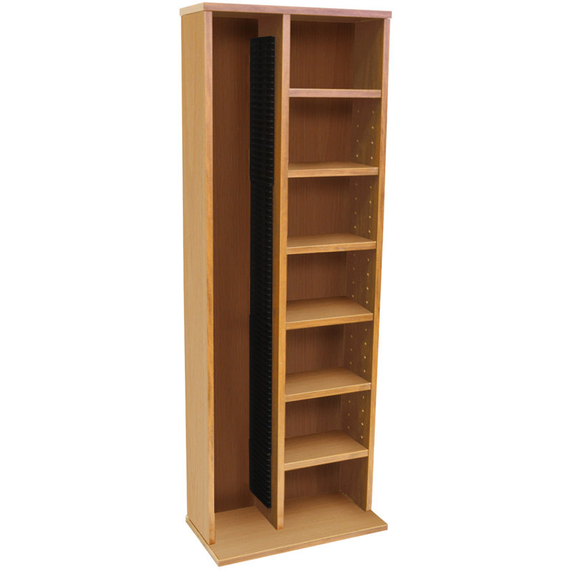 113cm H Media Shelves, Beech