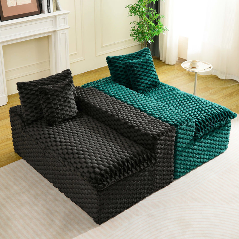 Élégante couleur - Bloc de velours tortue pour un décor confortable, arrangement flexible, petits appartements ergonomiques, confortables et multifonctionnels, structure, entretien facile