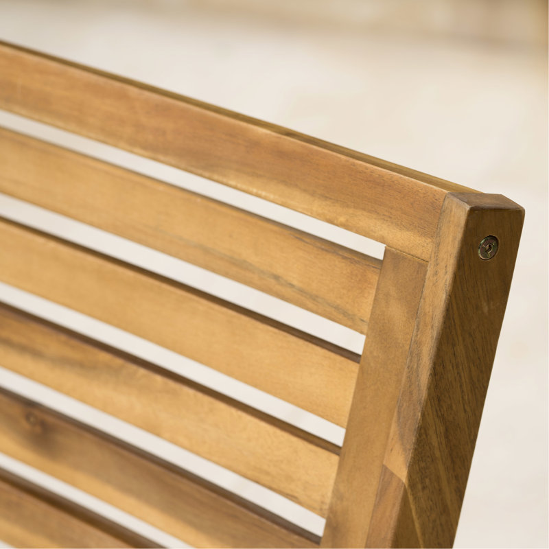 Ensemble de salle à manger de jardin en bois avec coussins - et élégant groupe d'extérieur Kd