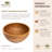 Rainforest Bowls Teak Serving Bowl