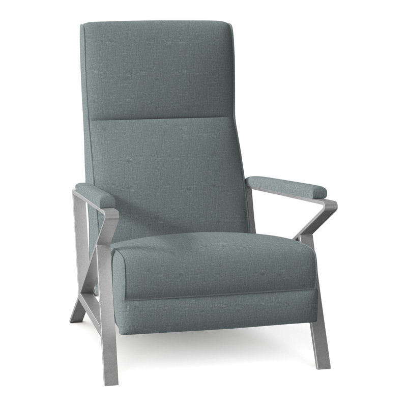 Infinity Recliner, Brushed Nickel, Perigold Montage Glacial