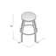 Tabouret pivotant80280 Misha-92218306-92218324-92218334