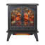 Foyer électrique à quartz infrarouge 3D Flame avec télécommande, pour un chauffage confortable et écoénergétique-1026763604
