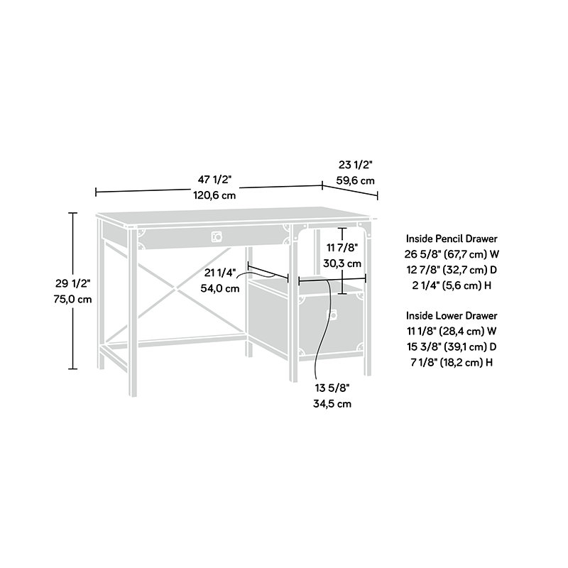 Bureau en chêne