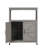 Wooden Patio Bar Table Set With Storage, Buffet Cabinet Sideboard-2134743934