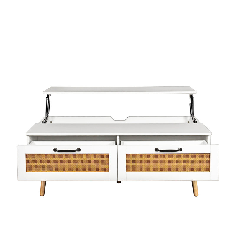 Table basse Amelio, Blanc