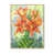 Toile avec cadre flottant brun