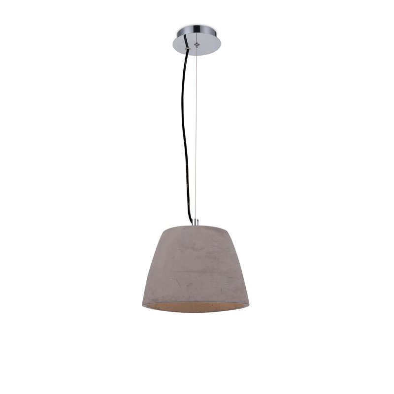 Phaedra 1 - Light Silver Dome Pendant