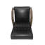 Chaise d'appoint rembourrée Mid Century