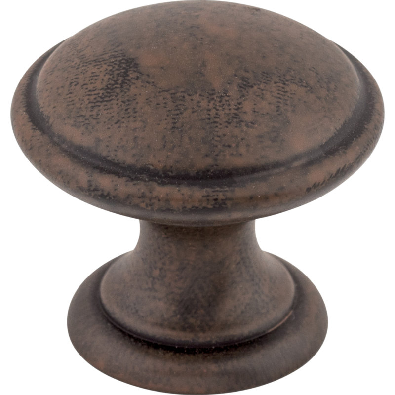 Dakota 1 1/4" Diameter Round Knob, Patina Rouge