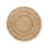 Medallion Jute / Sisal Area Rug in Brown