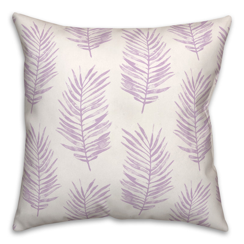  Coussin Fern, Mauve, 18 po x 18 po