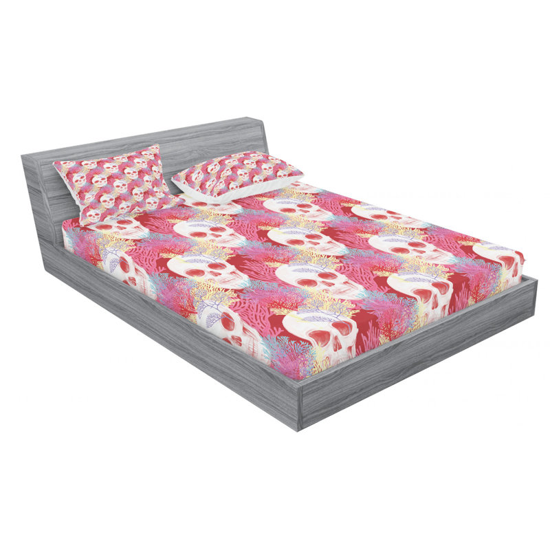 Microfiber Sheet Set, Queen Sheet Set with Fitted Sheet
