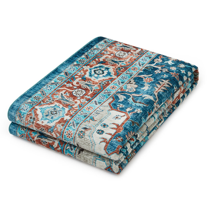 Vintage Look Shag Area Rug, Rectangle 240 x 320cm