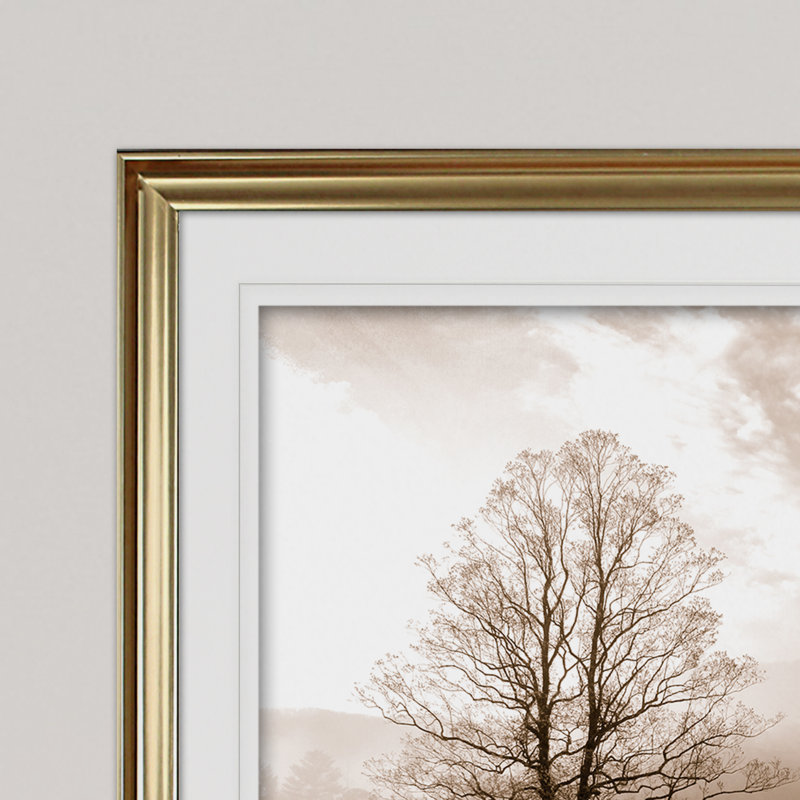 " Meadow Solace ", Gold, 20" H x 24" W x 1.5" D