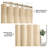 Memory-set Curtains, Thick Linen Texture, Light-filtering and Privacy-friendly Living Room Curtains, 2-Piece Set with Hook Pleat Design.-1591379948-1579498489