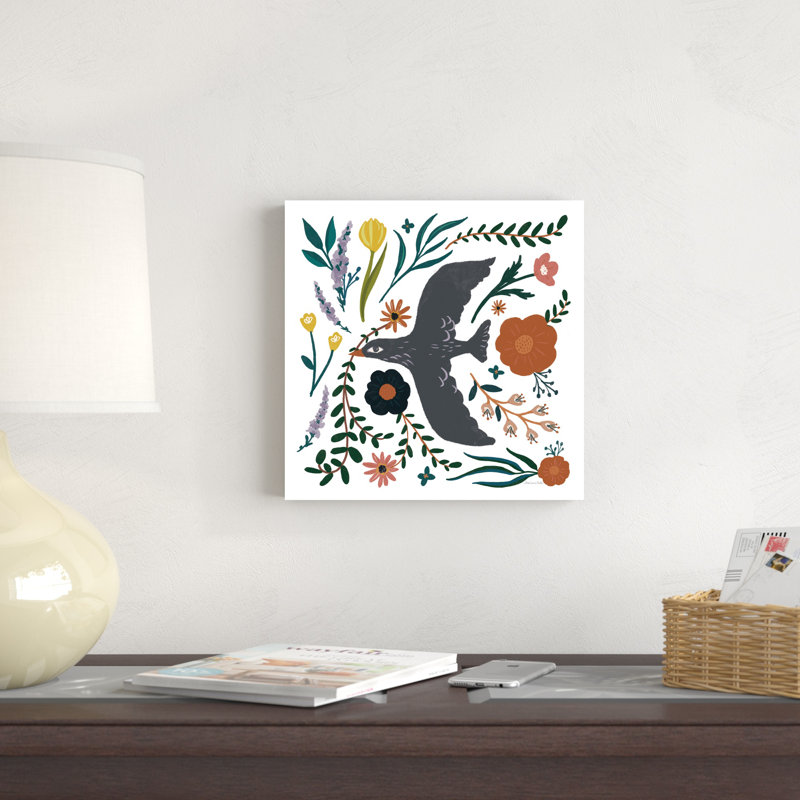 Folk Garden II, H 12 po x l 12 po
