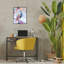Cadre radiant paon radiant sur une branche, design par Tabz Jones-516338926-516338897
