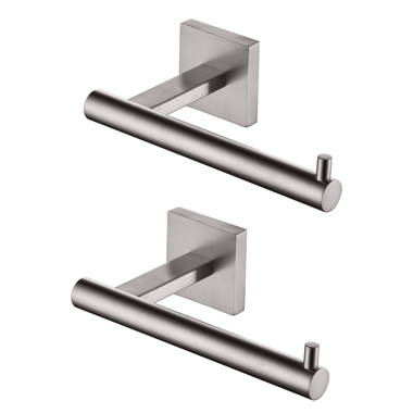 KOKOSIRI Towel Rack 24'' Bathroom Towel Shelves with Double Towel Bars  SUS304 Stainless Steel Wall Mounted Brushed Nickel B6003BR-L24 