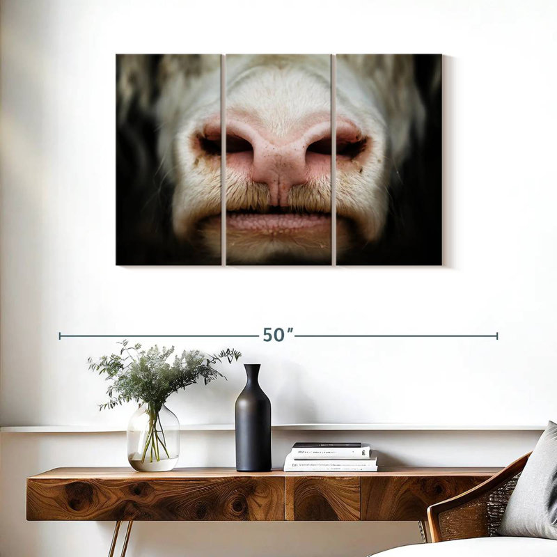 Brampt Cow Muzzle, 24" H x 38" W