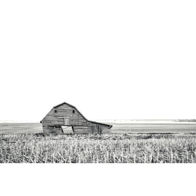 Zymier " Leaning Barn BW " by Nathan Larson