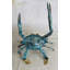 Sculpture Patina Crabe émaillé