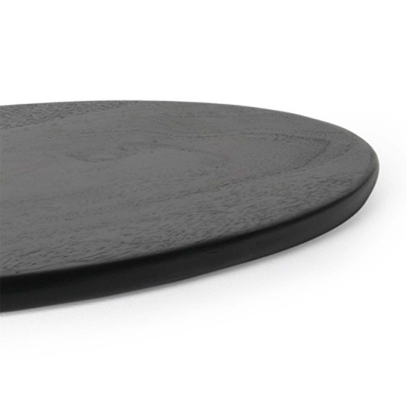 Élégante planche à fromage ovale en bois de manguier, plateau de service durable et élégant pour les réceptions modernes