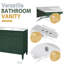 Meuble-lavabo 36 po avec lavabo et miroir-342740250