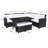 Barela Wicker 8 - Person Patio Conversation Sets with Cushions-1325665042