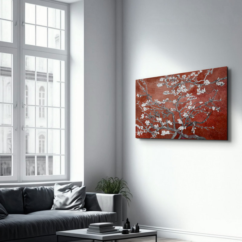 Lekeya Elegant Tempered Glass Wall Art Painting, 13.8 x 21.7 inches | 100% Tempered Glass, Thickness: 0.16 inches | UV Printed for Vibrant Colors | Perfect for Home Decor, Living Room, & Office Spaces