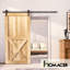 Porte de grange en bois de pin massif 5-en-80 de 80 po brut / non assemblé seulement-94260010