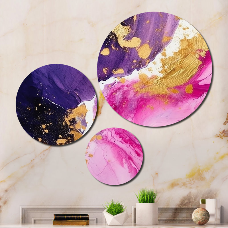 Abstract Wall Decor on Metal