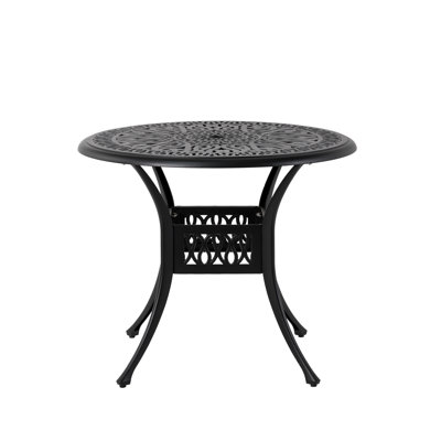 Fowles 36" Cast Aluminum Patio Dining Table