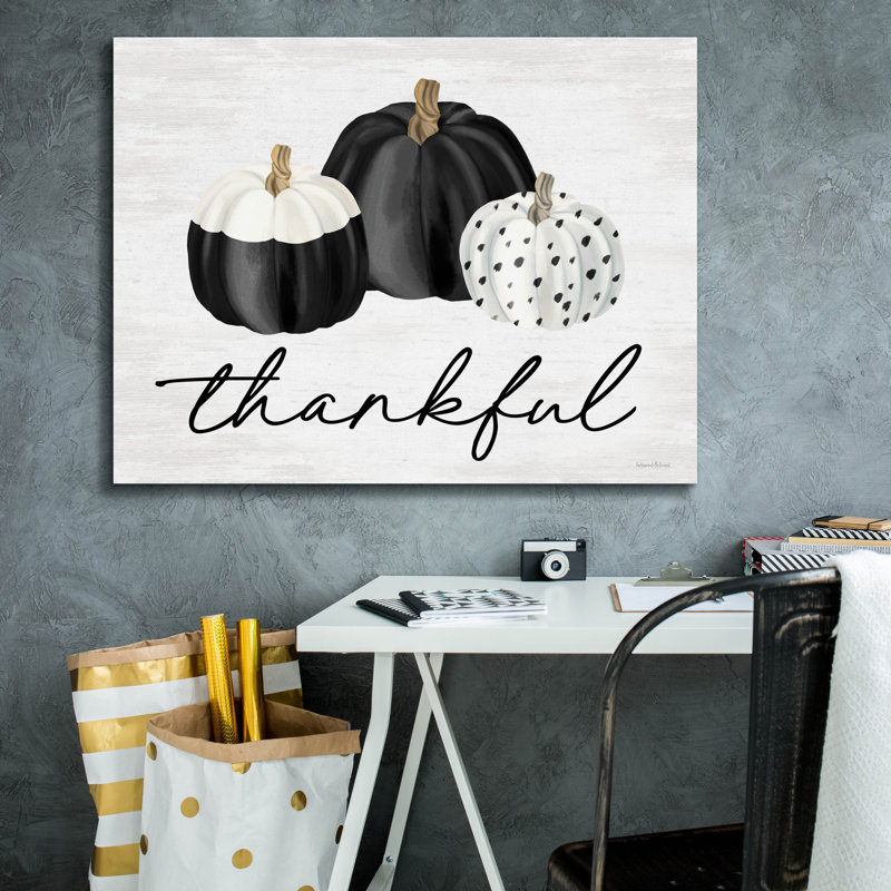 Toile épique «Thankful» par Lettres et lignes, 34 po x 26 po Epic Graffiti