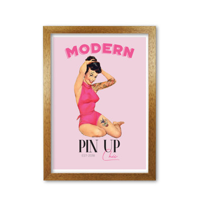 Modern Pin Up Girl - Print