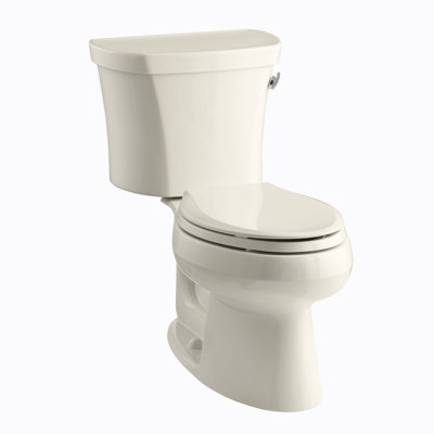 Wellworth 1.28 GPF Water Efficient Elongated Two-Piece Toilet (Seat Not Included)