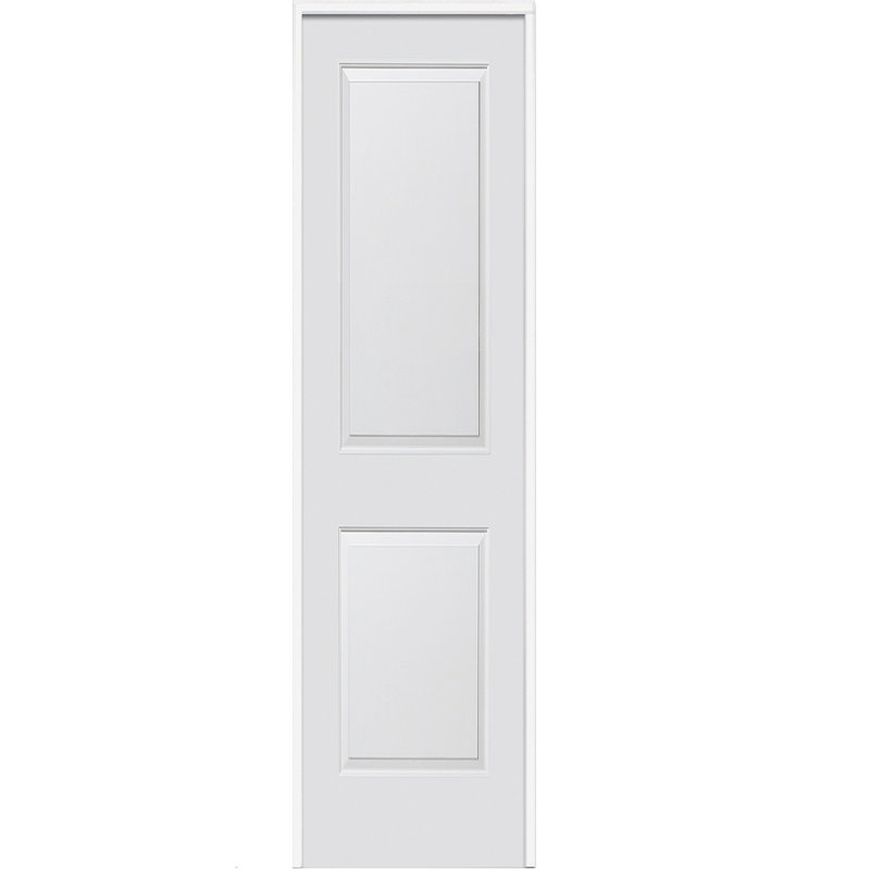 Porte standard intérieure moulée à panneaux en bois manufacturé avec épaisseur de porte 1,75 po, 60" x 96", Côté gauche