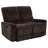 Navarro Chenille Upholstered Reclining Loveseat Dark Brown-122505264