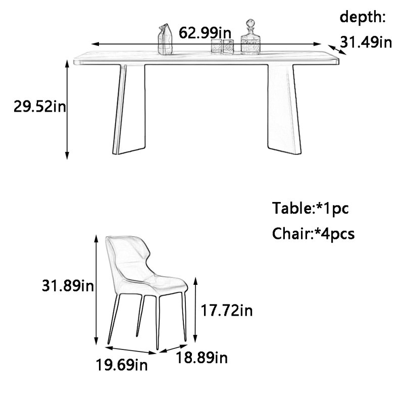 Heidrick, 29.52"H x 62.99"L x 31.49"W