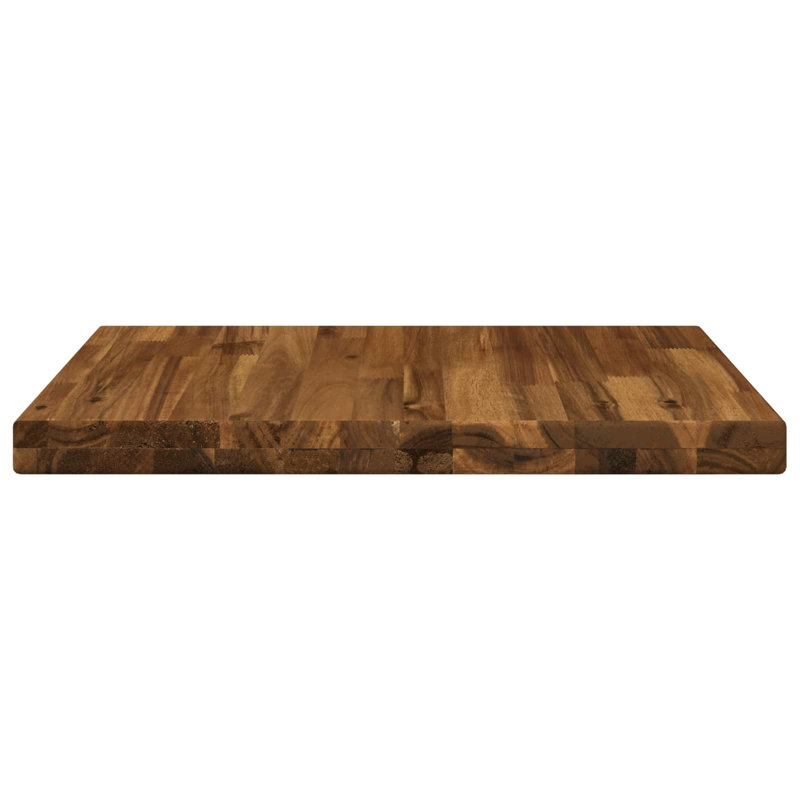 Solid Wood Table Top, 3.5cm H x 50cm W x 50cm D, Natural