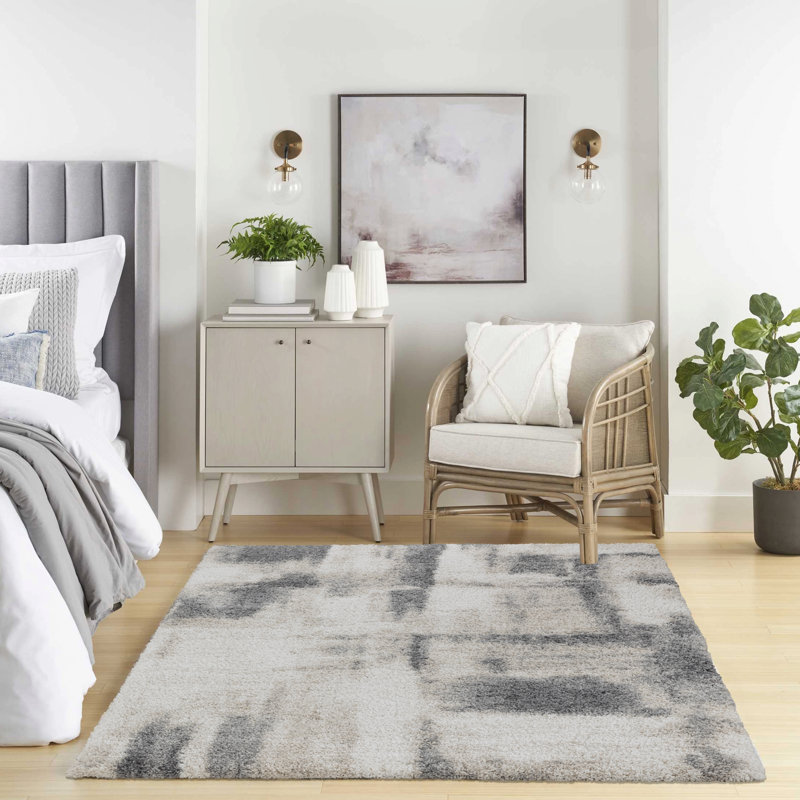 Clareon Performance Abstract Indoor Rug, Rectangle 7'10" x 10'