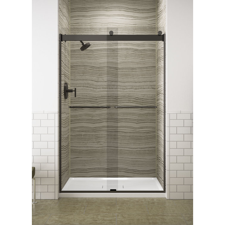 Levity 47.63" x 74" Bypass Shower Door with CleanCoat® Technology