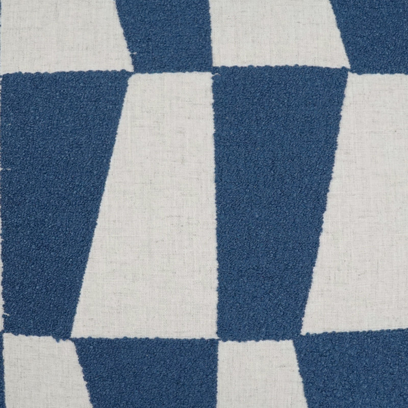 Bayview Pillow Cover & Insert, Cobalt, Square 22"