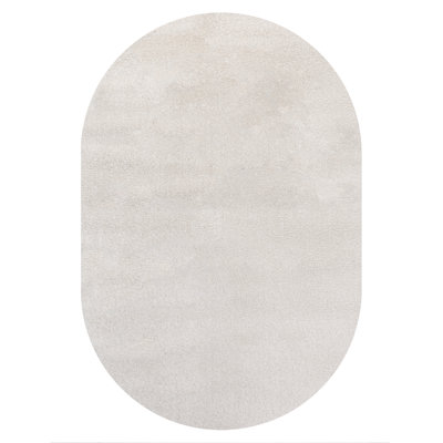 Asala Solid Low-Pile Ivory Rug