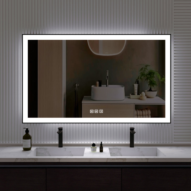 Aluminum Flat Mirror, 60" H x 36" W