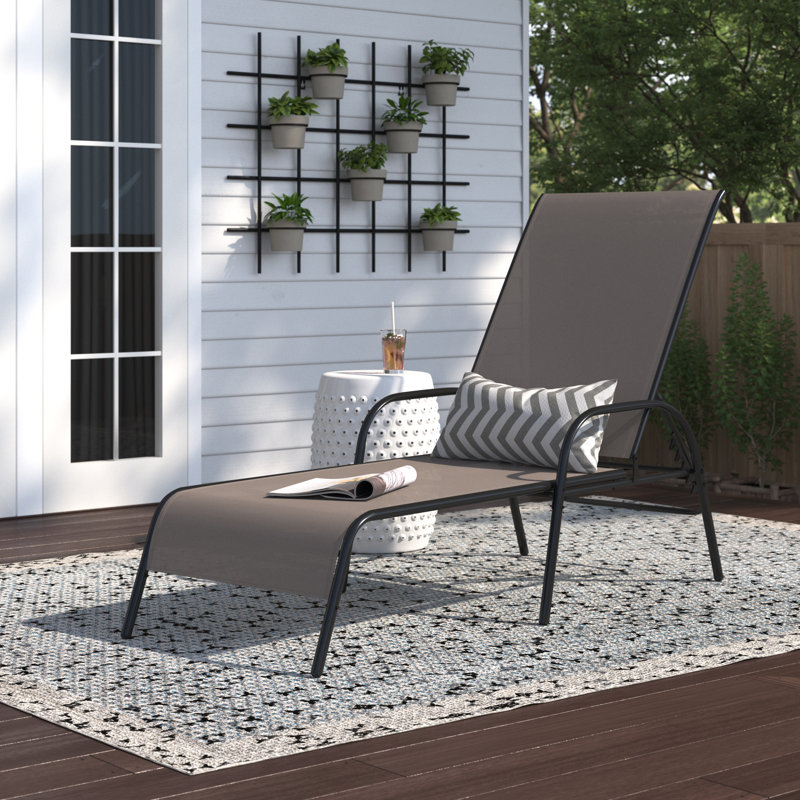 Flâneuse inclinable, Marron foncé