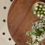 Round Mid-Century Modern Solid Wood Coffee Table For Living Room & Home Decor