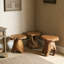 Petit tabouret en bois de cèdre